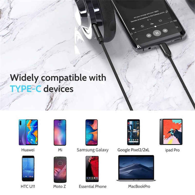Cable de Audio Usb tipo C a Aux de 3,5mm, adaptador de conector de auriculares, altavoz, para coche, para Samsung S20 Plus, Note 20, S21, Ultra Tab S7