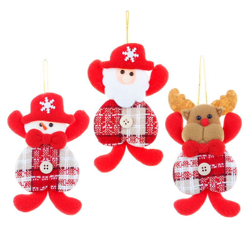 4pcs Cute Feather Angel Doll Toy Hanging Christmas Tree Ornament Party Home Decoration: F 3PCS