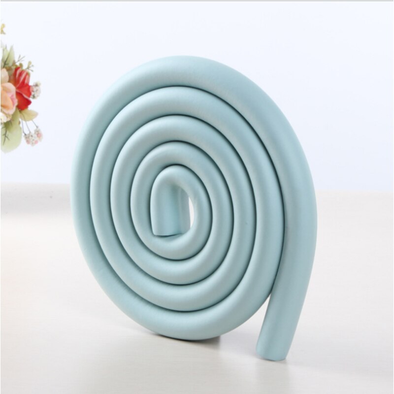 U Shape Baby Safety Equipment Glass Table Edge Strip Corner Protector Home Furniture Child Protection Guards Cover with Tape: 1 blue bar