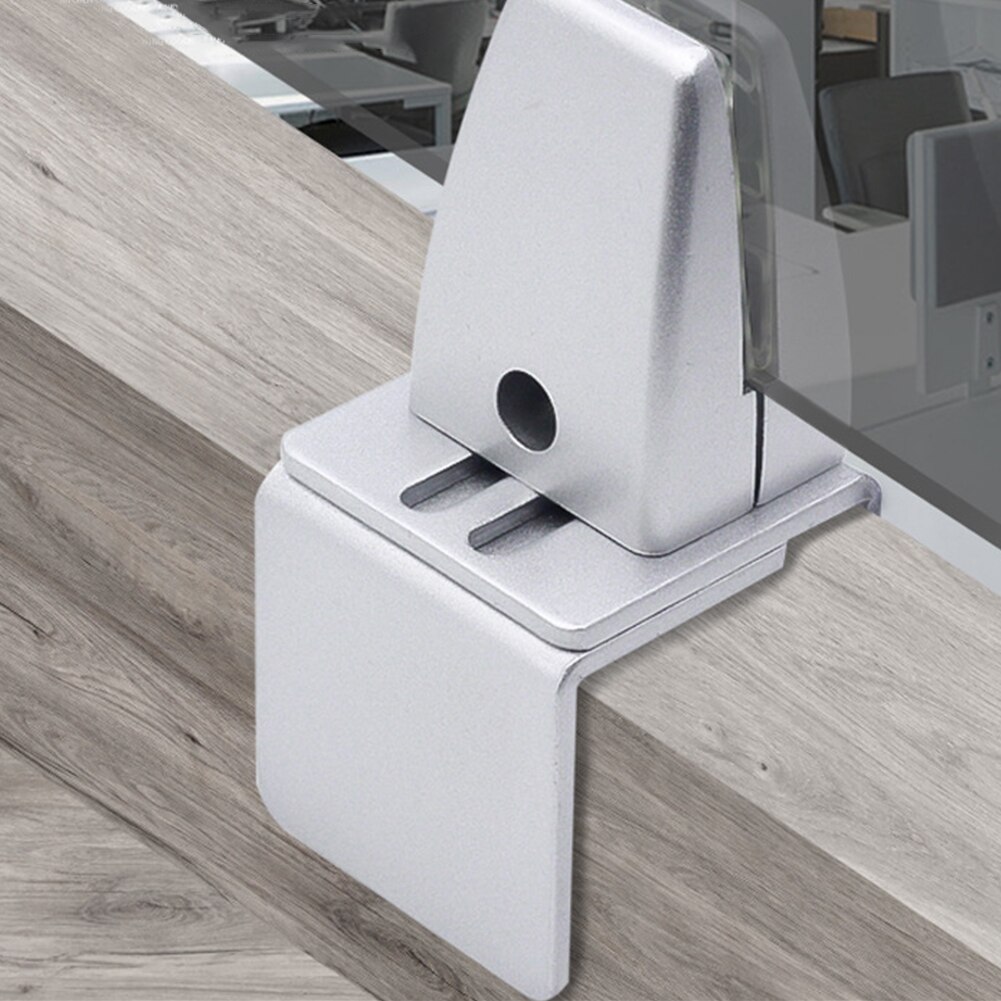 Screen Partition Clip Heavy Duty Adjustable Screen Desktop Anti Rust Baffle Fixed Clamp Alloy Adjustable Screen Partition Clip