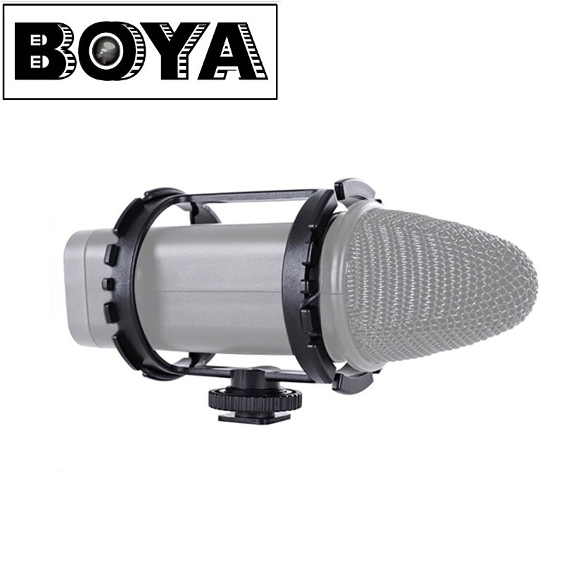 BOYA BY-C03 Professionelle Mikrofon Shock Mount für BY-VM300PS BY-V02 40mm-48mm Mic auf DSLR Kamera Camcorder Zoom h1 Kalten Schuh
