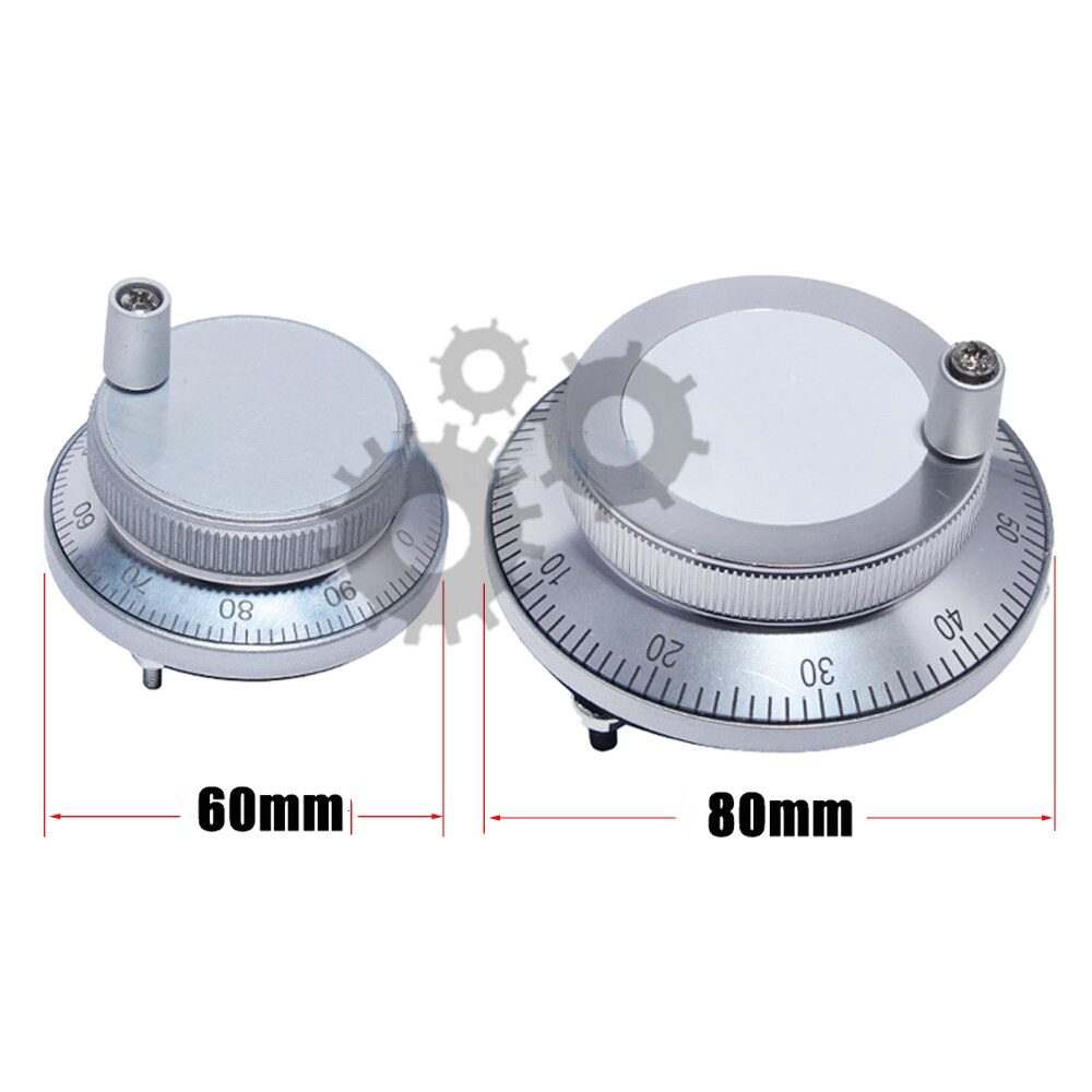 Cnc Machine Grinding And Milling Machine Engraving Machine 60mm/80mm Electronic Handwheel Encoder Hand Pulse Generator Mpg