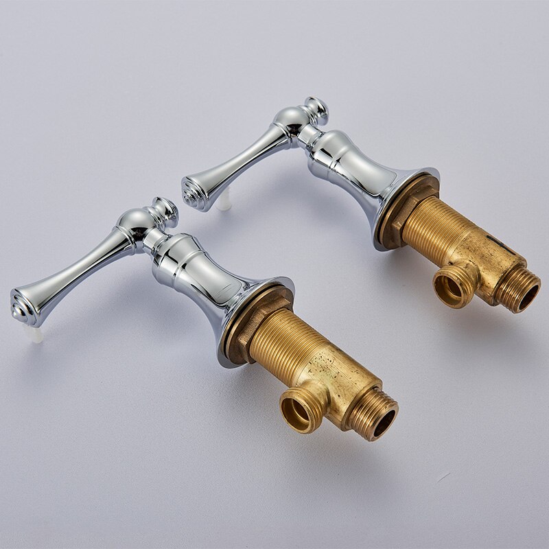 Brass Switch Valve Chrome For Basin Faucet Shower Mixer Bathtub Set Control Valve: A