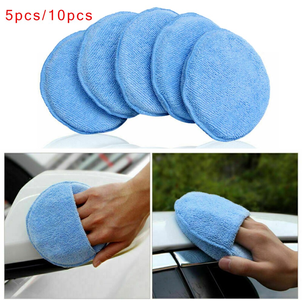 Soft Microfiber Car Wax Applicator Pad Auto wax Superfine fiber Sponge Universal