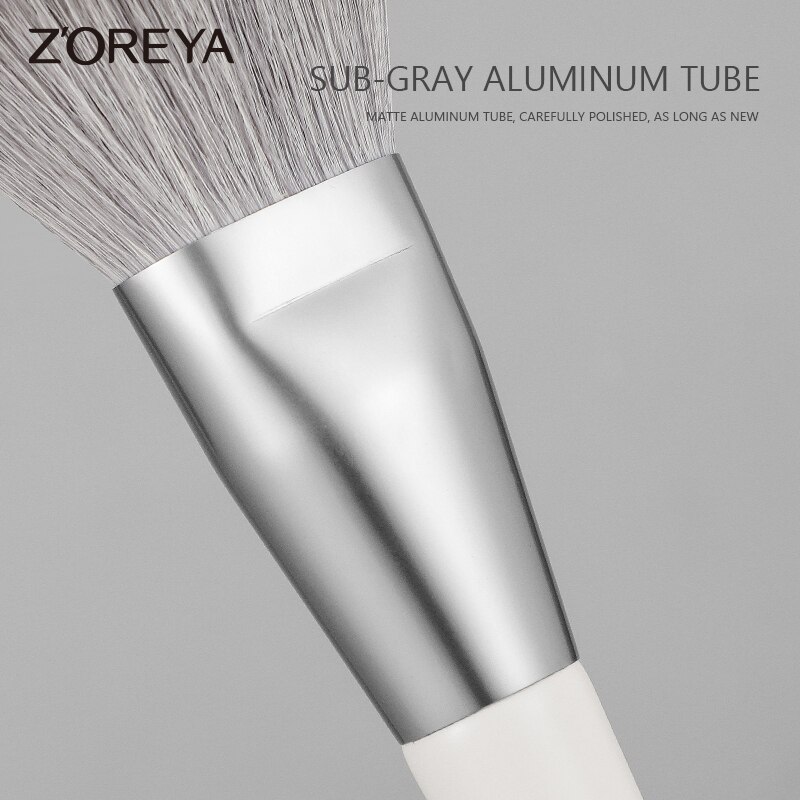 Zoreya-Juego de brochas de maquillaje, brochas profesionales de belleza, brocha de pelo sintético, brocha para polvos y base