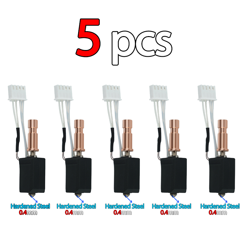 per Anycubic Kobra S1 Hotend ceramica Nuovo aggiornamento Hotend per Kobra S1 Combo testa S1C Stampante 3d 24V 48W 200K Riscaldamento rapido 300 ℃: Colore rosa