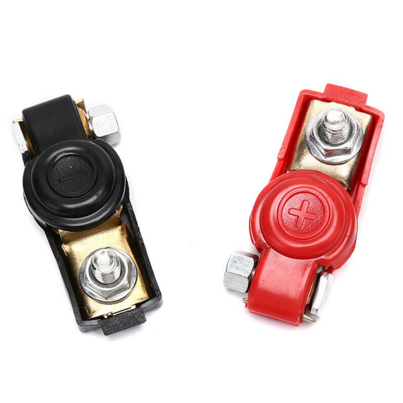 Battery Terminal Heavy Duty Car Vehicle Quick Connector Cable Clamp Clip Easy Operation Repair Modification Auto 2Pcs