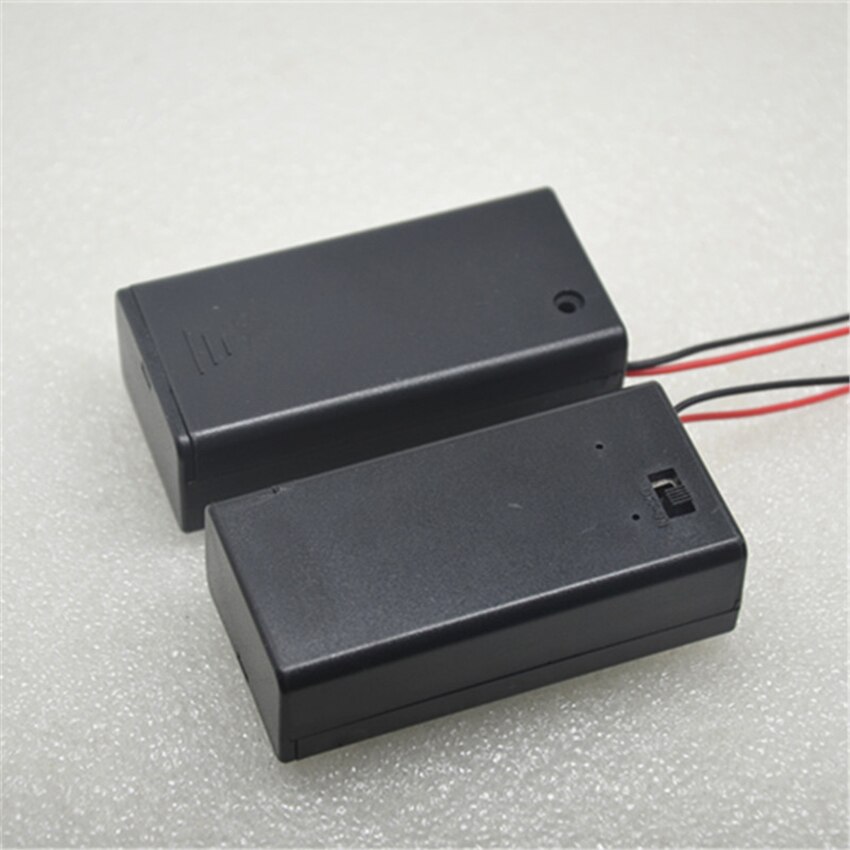 Dudukan Baterai 6X AA 9V dengan Colokan Jack Pria Kabel Daya Dc 5.5Mm X 2.1Mm Al