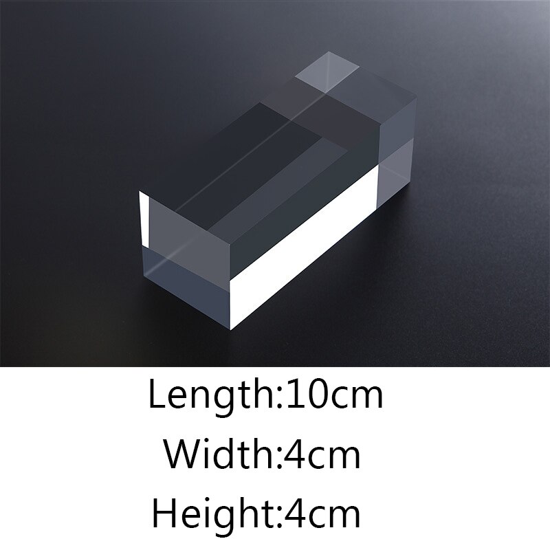 Transparent Acrylic Geometric Photo backdrop Props Cube Cuboid Cylindrical Glass Ball Photography Background Plate Decoration