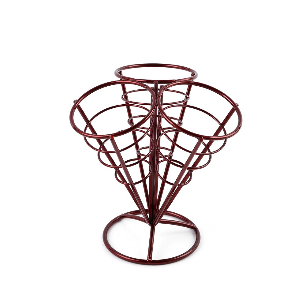 iron art restaurant taco chips rack fried chicken popcorn coffee shop tableware egg ice-cream cone shaped shelf