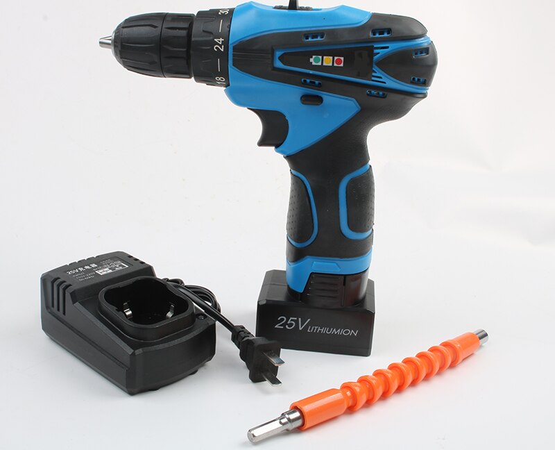 HIMOSKWA Lithium electric drill charging hand drill small hand gun drill multifunctional household electric screwdriver