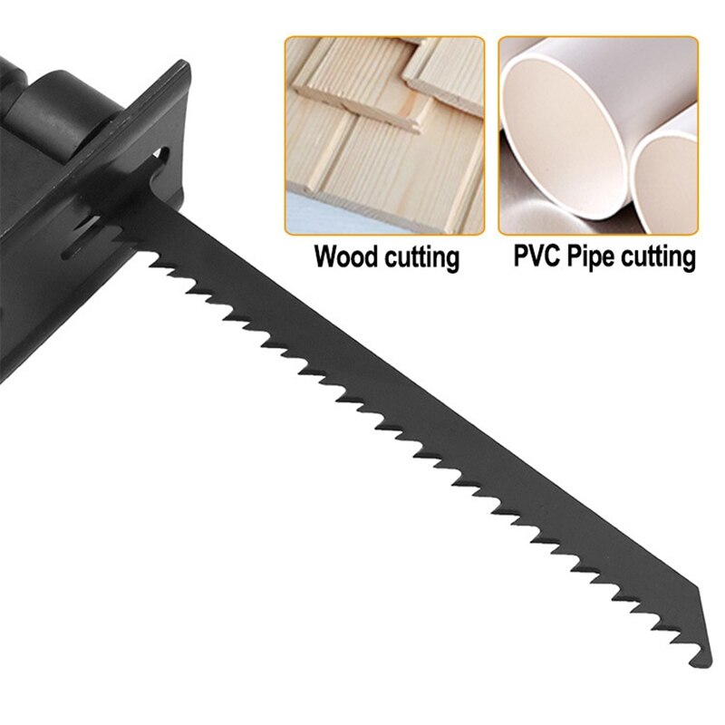 Reciprocating Saw Attachment Change Electric Drill Into Reciprocating Saw Jig Saw Metal File for Wood Cutting