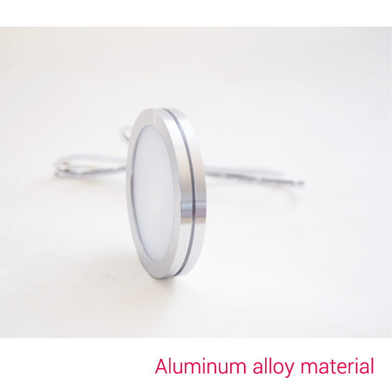 Skap søkelyset husholdning ultratynn 9mm utstillingsvindu utenpåliggende ledet-panellampe  dc12v kjøkkenmøbler mini liten downlight
