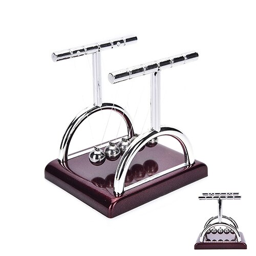 Newtons Cradle Steel Balance Ball Fun Decoration Physics Science Toy