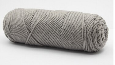 Fil de soie naturel doux, 500 g/lot, fil épais pour tricoter, laine bébé, crochet, écharpe, pull, fil de tissage,: 17 Graycamel