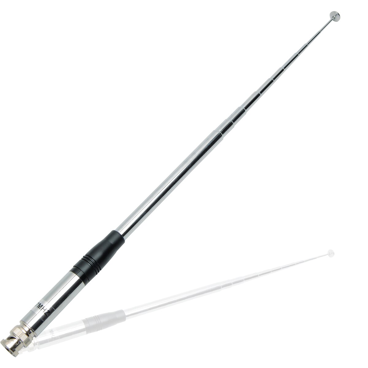 Abbree 27Mhz Bnc Telescopische 23/130Cm Antenne Met PL259 Mannelijke Adapter En Magnetische Basis Voor Cobra Midland uniden Cb Mobiele Radi: CB Antenna