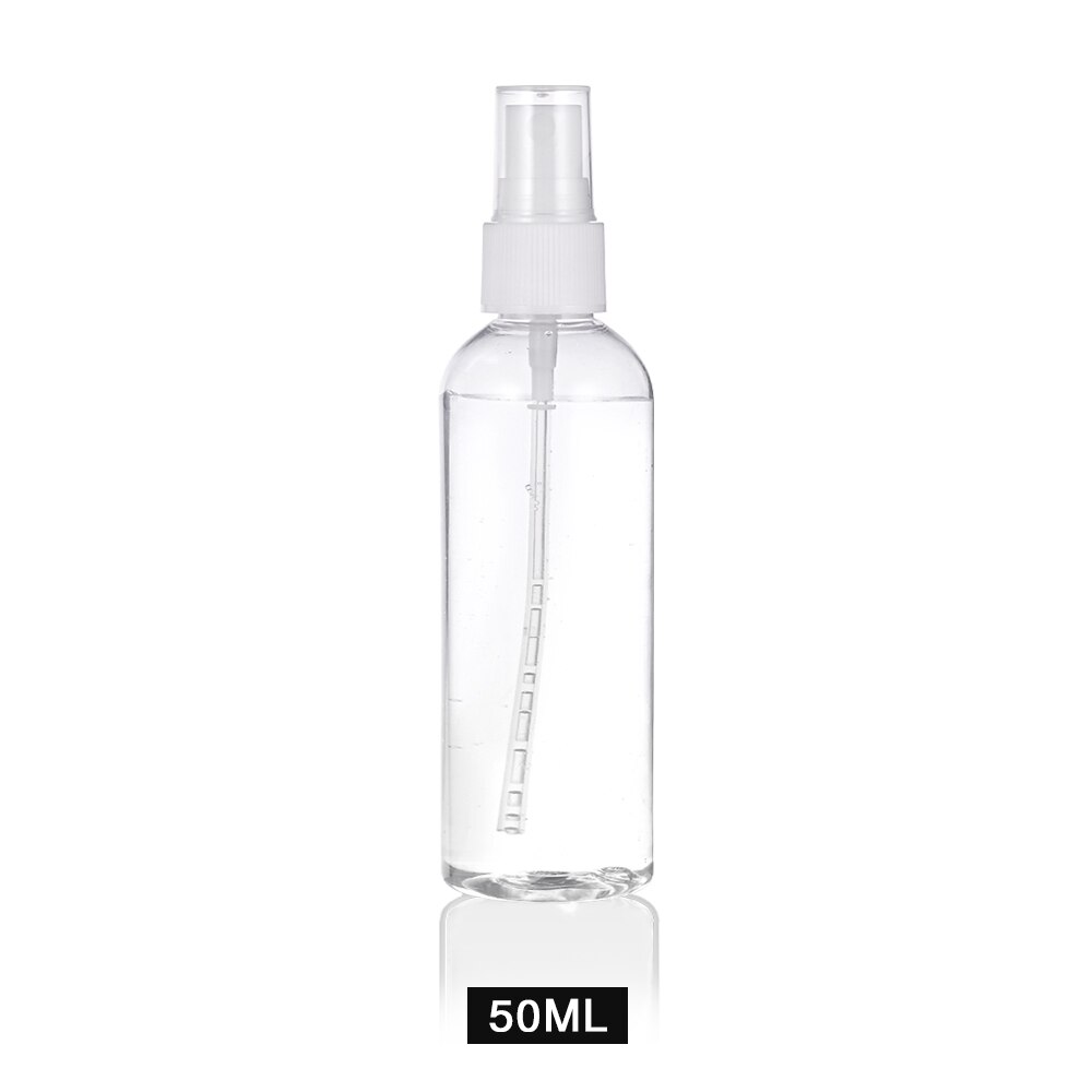 20/30/50/100ml Refillable Bottles Empty Spray Bottle Portable Travel Container Transparent Plastic Perfume Bottle spray Atomizer: 50ml
