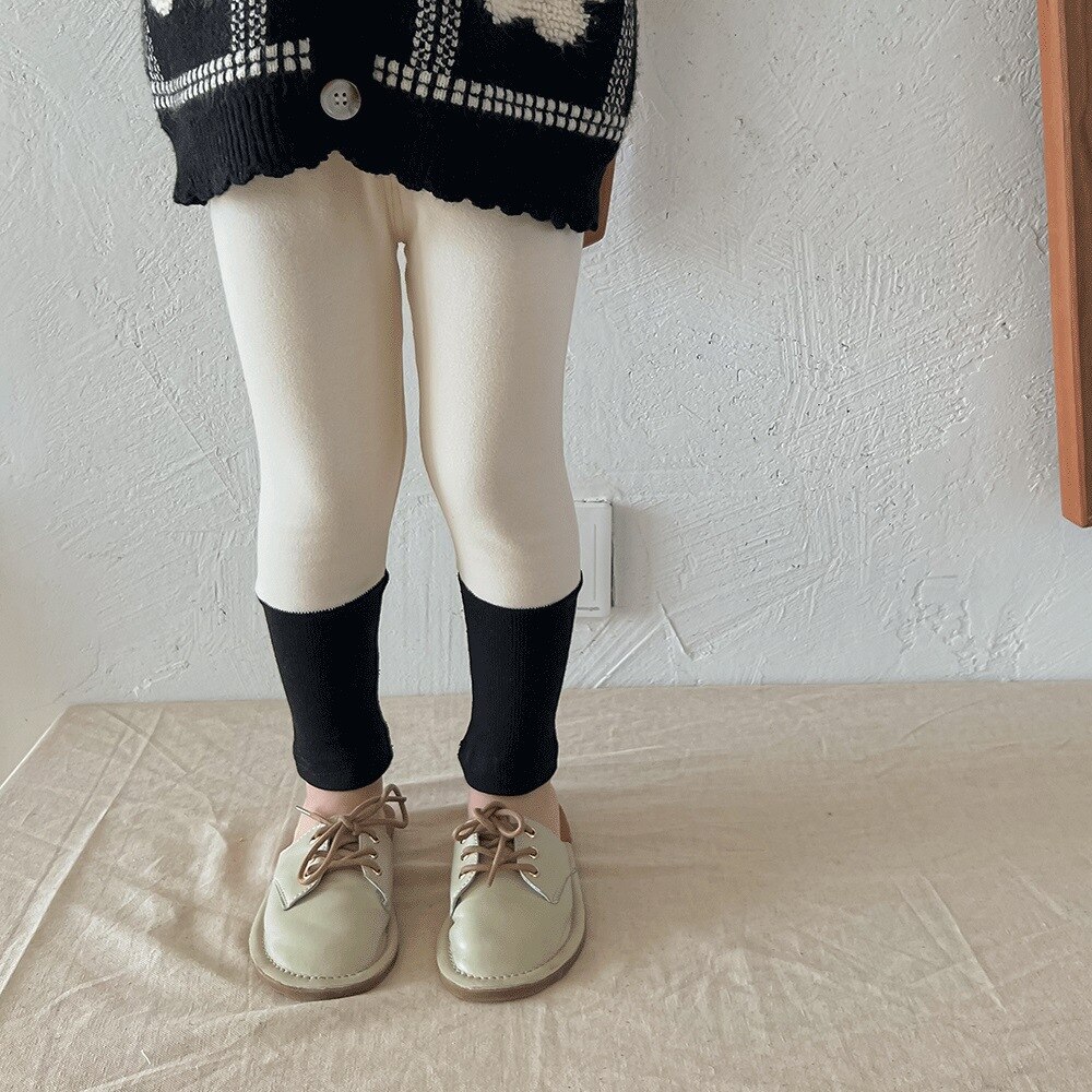 Mallas elásticas informales para niñas, Leggings de retales, ropa para niños de 1 a 8 años, novedad de 2022: black / 7T  140cm