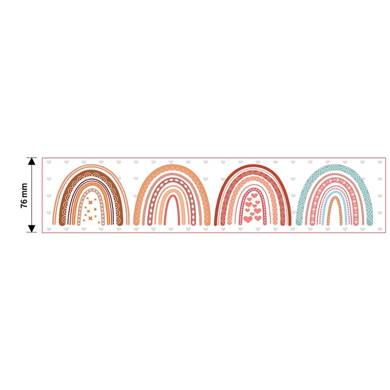 20M Simply Stylish Boho Rainbow Bulletin Board Borders Rainbow Straight Borders Classroom or Home School Decoration