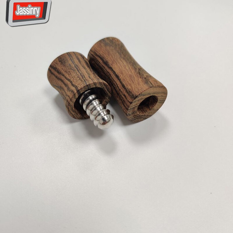 Jasssinry Uni-lock/Radial pin wooden Pool cue joint protectors rosewood/ebony Billiard cue joint protectors: rosewood radial pin