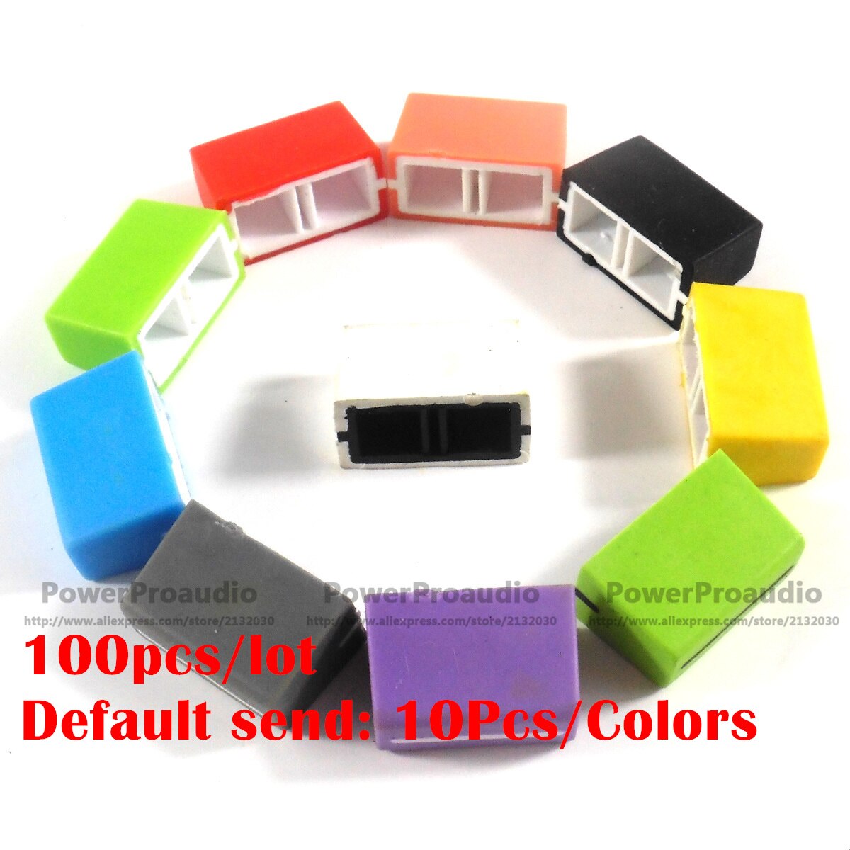 50 Stks/partij Kanaal Crossfader Fader Knop Cap Voor Rane 56 57 61 62 64 68 Kleurrijke Koos Je Wilt de Kleur