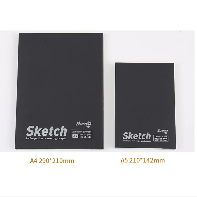 A4/A5 120 Sheets Hand-painted Sketchbook Printing Graffiti Sketch Paper Notebook Notepad For Painting Drawing Supplies