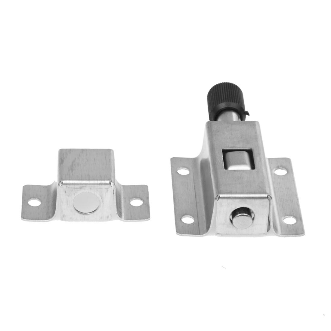 2 PCS 3 Inch Spring Loaded Door Stainless Steel Bolt