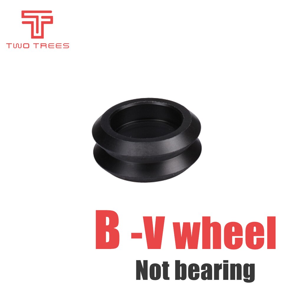 10pcs CNC Openbuilds Plastic wheel POM with 625zz MR105zz Idler Pulley Gear Passive Round Wheel Perlin Wheel V type for V-Slot: B-No bearing