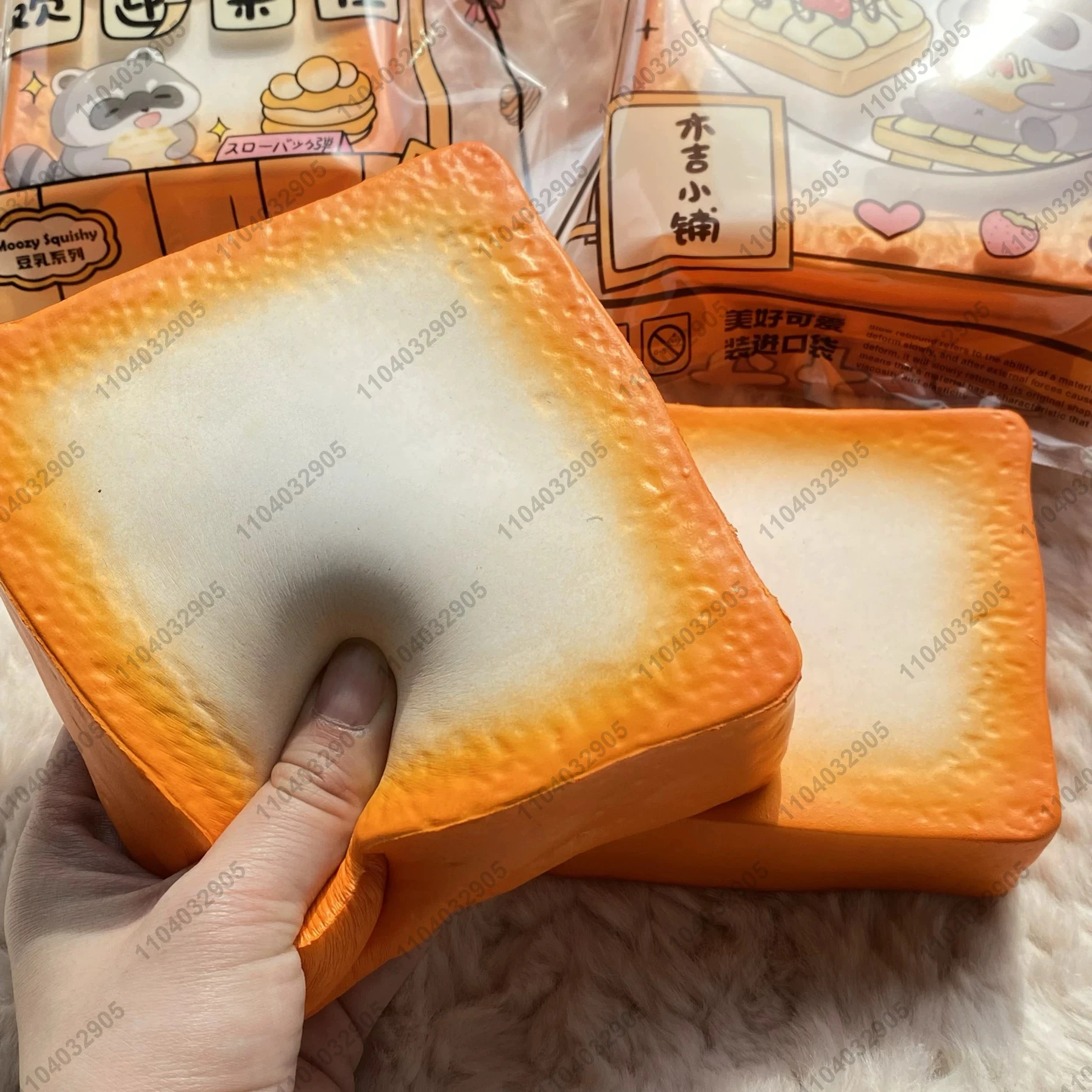 Brood Cake Toast Squishy Langzaam Stijgende Bakkerij Collectie Squishy Langzaam Rebound Squeeze Speelgoed Anti Stress Release Hand Relax Speelgoed: Paars