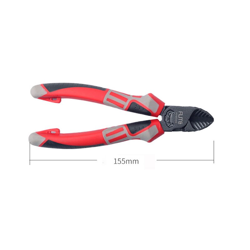 8/6Inch Combinatie Heavy Duty Tang Set Soft Grip Draad Cutters Scherpe Schuine Naald Neus Tang Elektricien Gereedschap: 6inch Long Nose