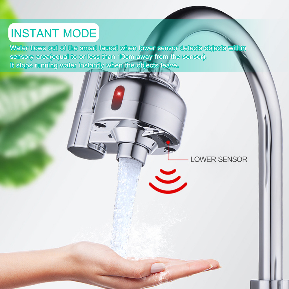 Vandhane smart berøringsfri håndvaskarmatur automatisk sensor vandhane håndfri vandhaner til vandhaner til hjemmekøkkenbadeværelse