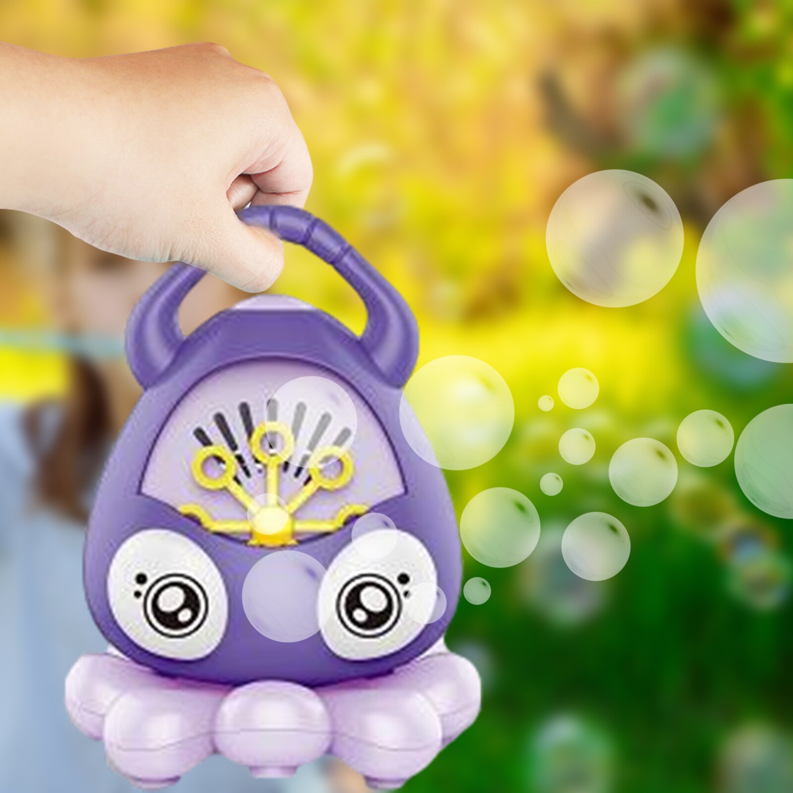 Cute Octopus Bubble Machine Baby Bath Toys Electric Automatic Bubble Blower Maker With Music Baby Bathtub Outdoor Toys