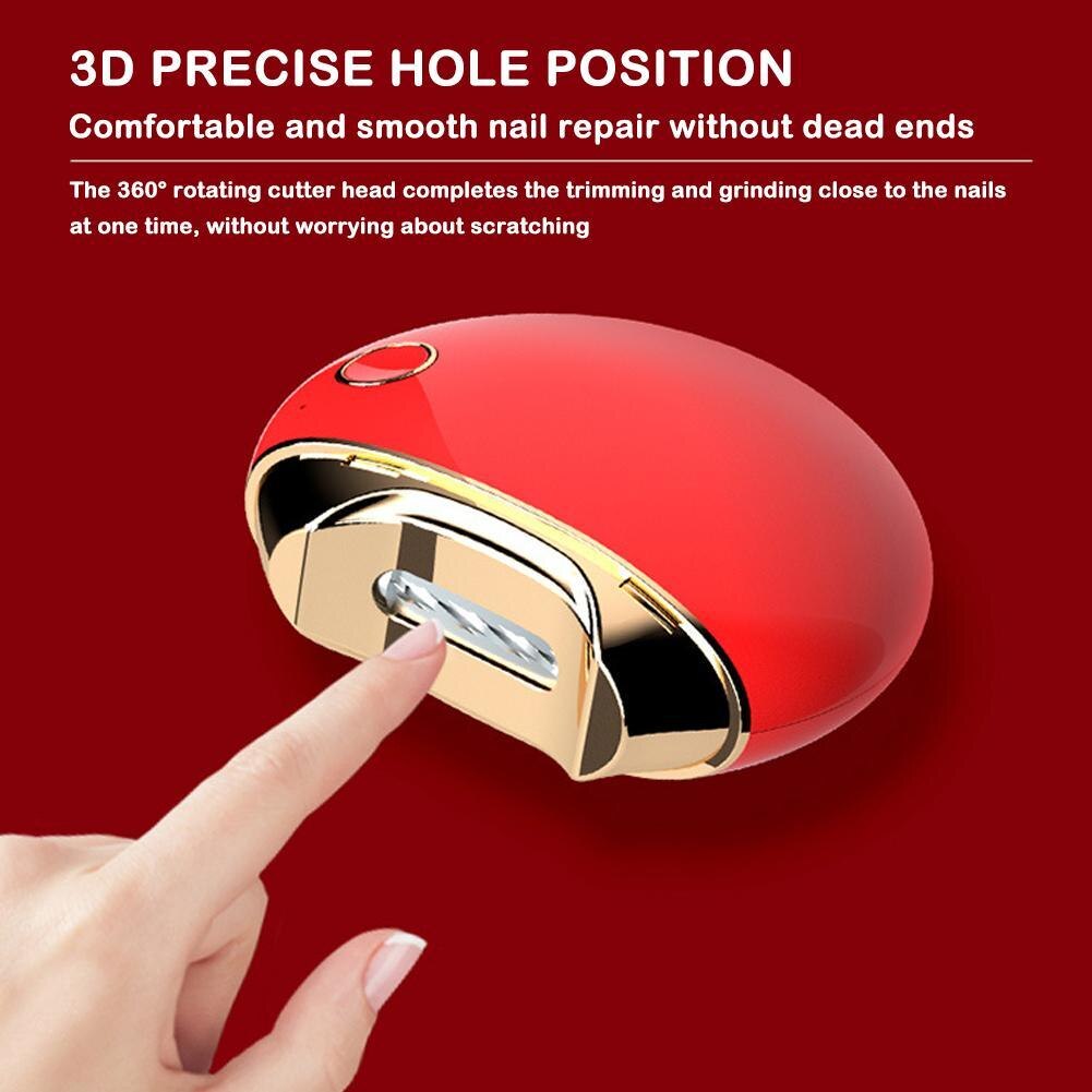 Automatische Sichere Baby Nagel Trimmer Spitzer Anti Splash Tragbare USB Elektrische Erwachsene Nagel Cutte Baby Nagel Pflege Set