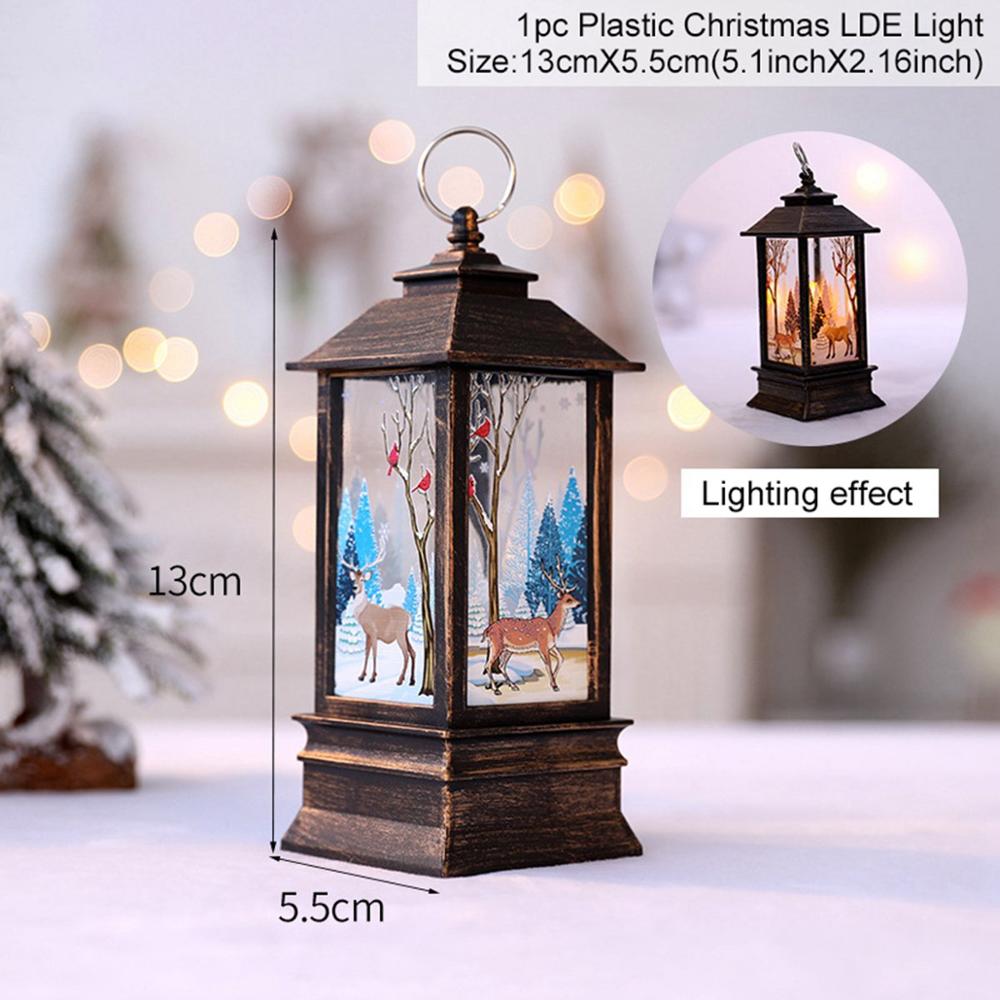 Joulu lumiukko hirvi led valot juna joulupukki hyvää joulukoristeet kotiin joulu natal navidad vuosi: Jouluvalo 19