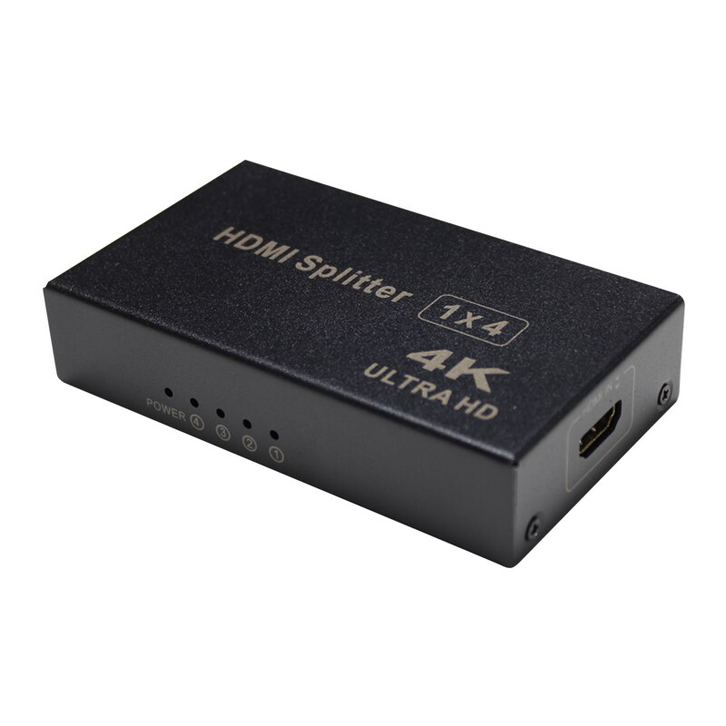 HDCP mini HDMI Splitter Full HD 1080p Split Connector 1 in 4 Out Amplifier Display Support input for Laptop TV BOX DVD player