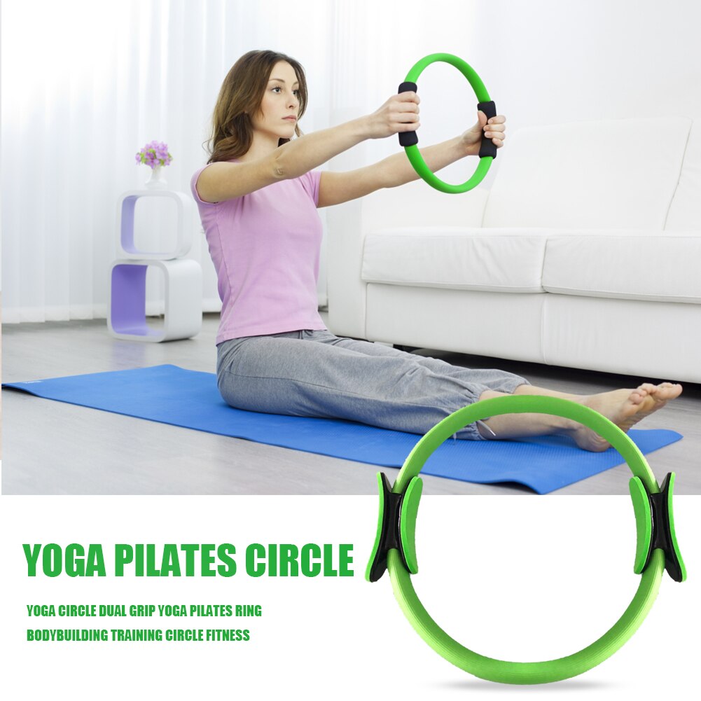Yoga Pilates Ring - 39cm Diameter - NBR Material - Fitness Workout Circle