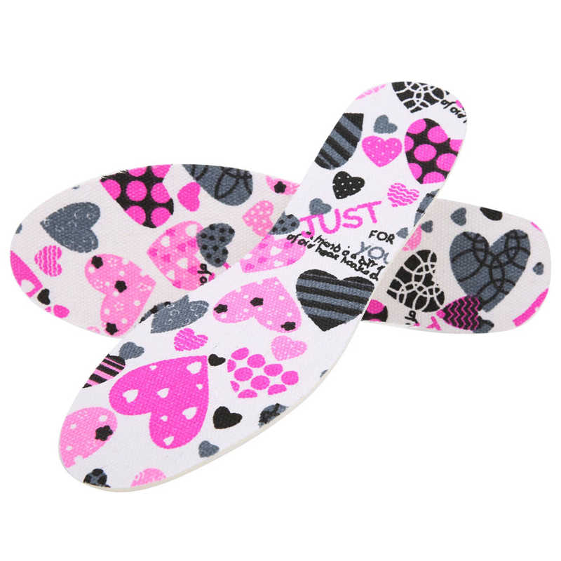 Children Shoe Sole Inserts 1 Pair Children Shoe Insole Breathable Latex Shoe Sole Inserts Kids Shoe Pad Cut Free Size Shoe: Love