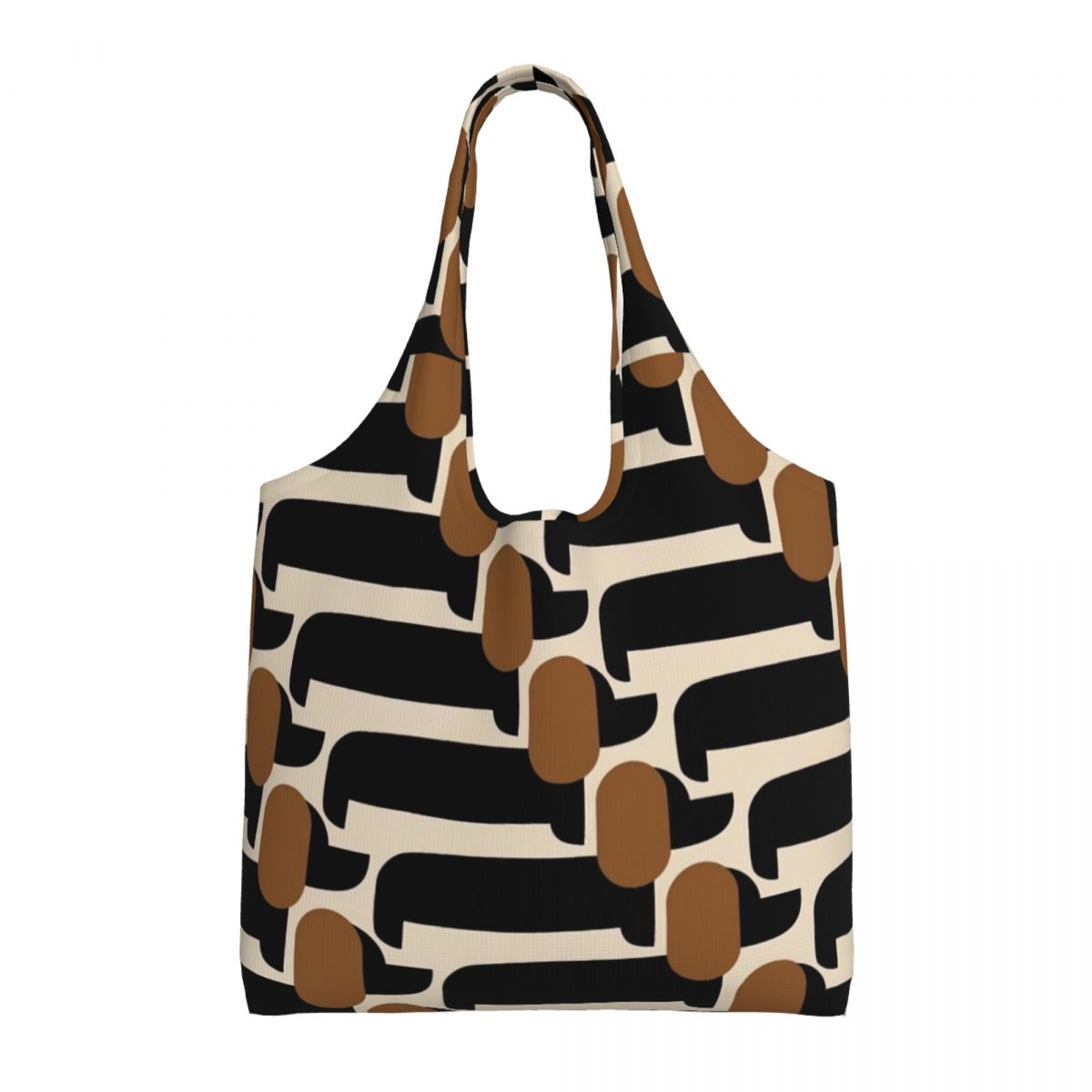 Impressão personalizada cão vermelho mostrar sacolas de compras reutilizáveis orla kiely mantimentos lona shopper bolsa ombro fotografia bolsas: ROXO