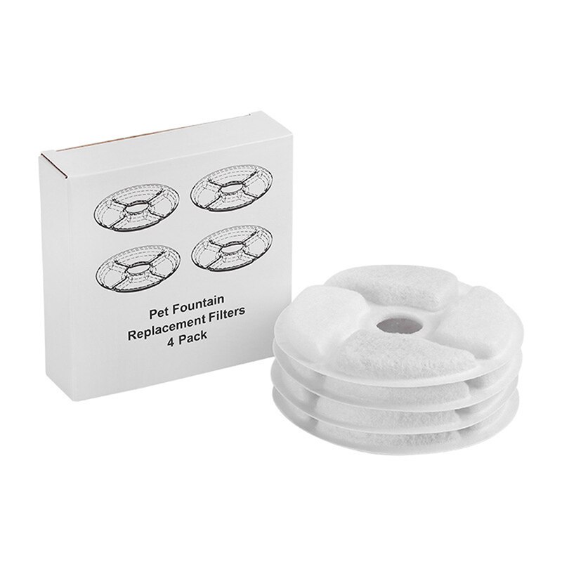 4/6/8/12pcs Pet Fountain Dispenser Filters Replacement Activated Carbon Filter Pet Cat Dog Water Drinking Filter Pet Supplies: type 1 / 12pcs