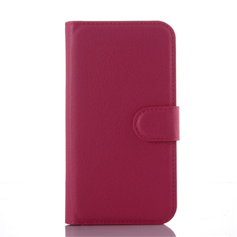 For Huawei SCL-L21 Case Wallet PU Leather Back Cover Phone Case For Huawei Y6 SCL-L21 / Huawei Y6 Lte Case Flip Protective Bag: Rose