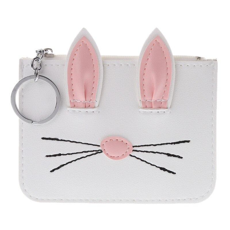 Schattige cartoon konijn portemonnee kaarthouder headset sleutelhanger tas tas portemonnee portemonnee voor meisjes: Default Title