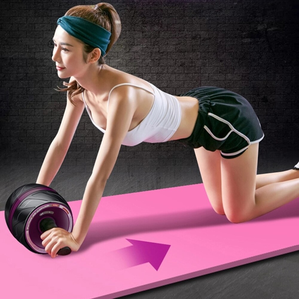 Fitness Ab Carver Pro Roller Wheel for Core Workouts Abdominal Muscle Trainer Home Gym and Exercise Body Building Equipment