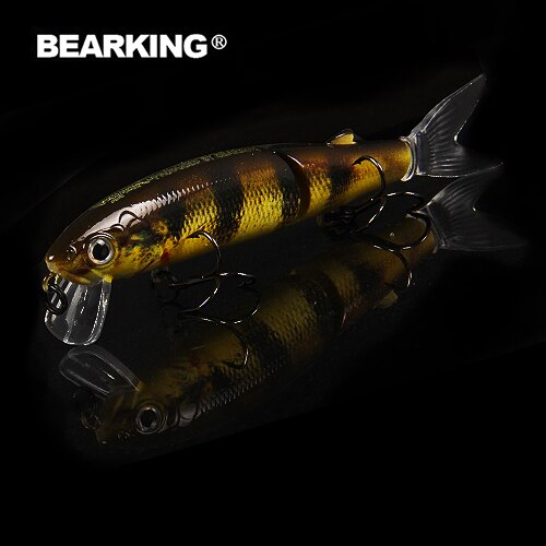 Bearking-leurre rigide pour la pêche au lac, en rivière, appât Wobblers à manivelle, appât artificiel de type Wobblers, 113mm, 13.7g, 0.9 à 1.8m, 1 unité