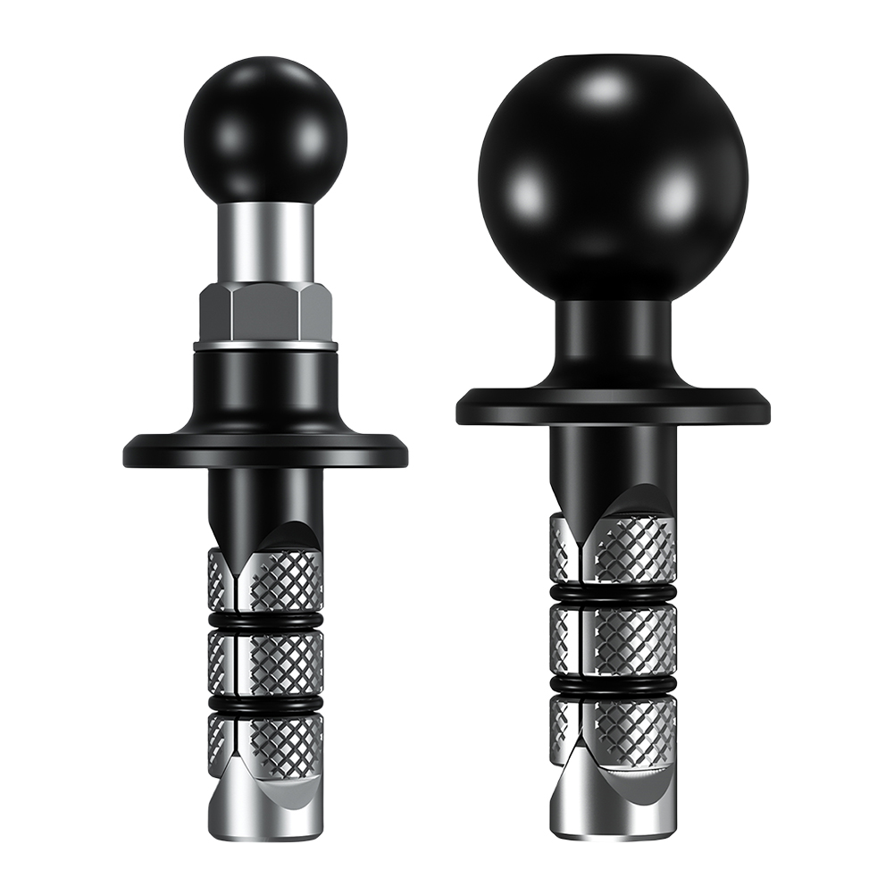 Ball Mount Adapter Aluminum Alloy Mobile Phone Holder Motorcycle Fork Stem Mount Front Fork Bar Ball Head for Motorbike Bicycle