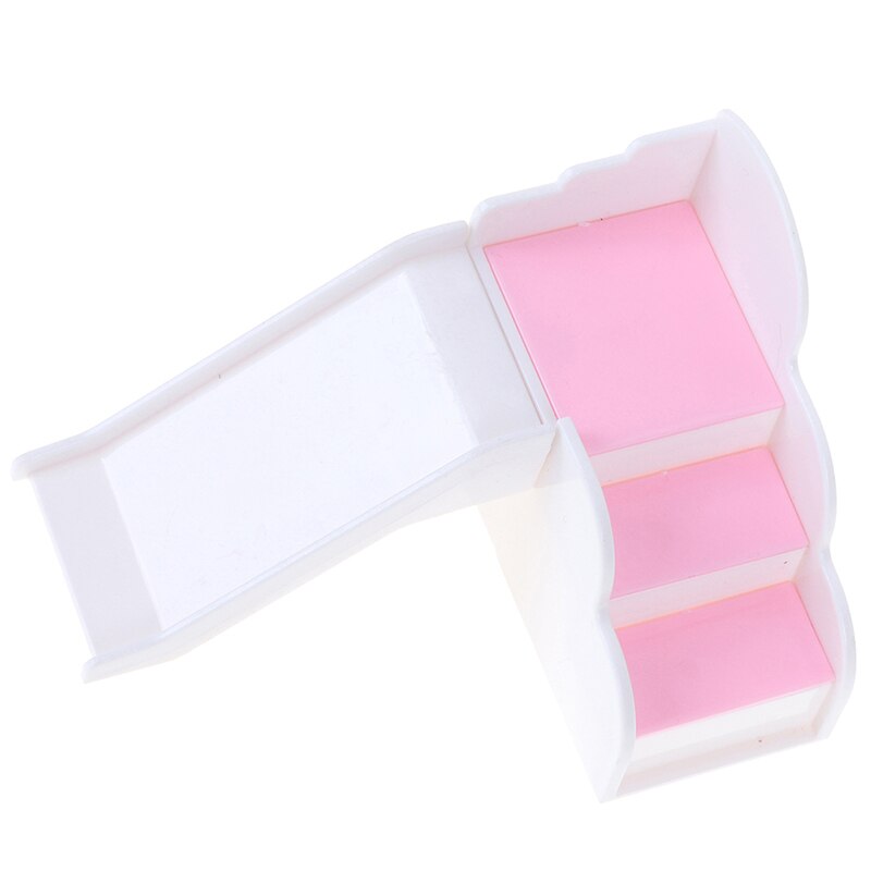 Akcesoria dla lalek zjeżdżalnia park rozrywki dla meble dla lalek przedszkole zjeżdżalnia huśtawka dom zabaw DIY zabawka