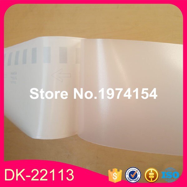 3x Rolls Brother Compatible Labels clear transparent sticker dk 22113 dk-22113 dk22113 dk-2113