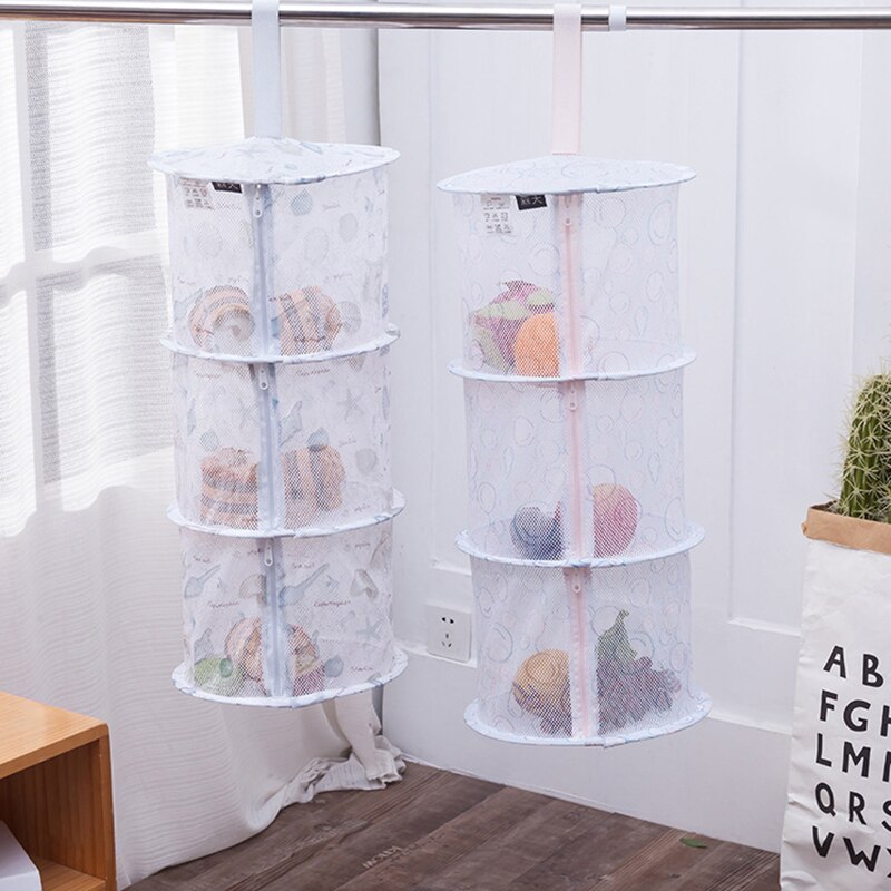 Drying Net Multifunctional Household Tools Clothes Drying Vegetable Fruit Drying Basket Home Kitchen Foldable Drying Rack