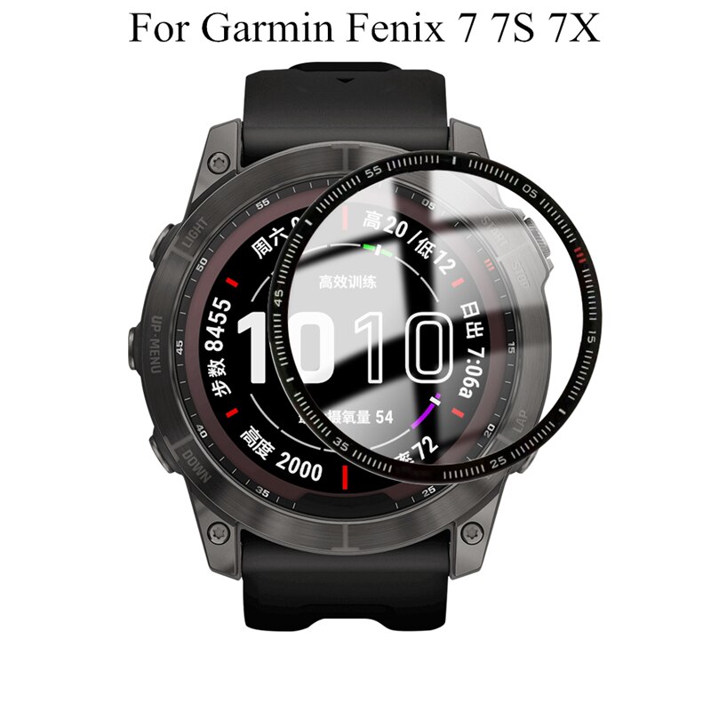 Screen Protector for Garmin Fenix 7 7S 7X Smart Watch 3D Curved Edge Full Screen Soft Protective Film (Not Glass)