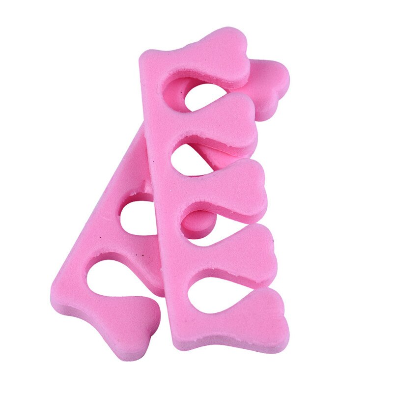 100 pcs Soft Finger Toe Separator Tool Nail Art Pedicure Manicure product b#