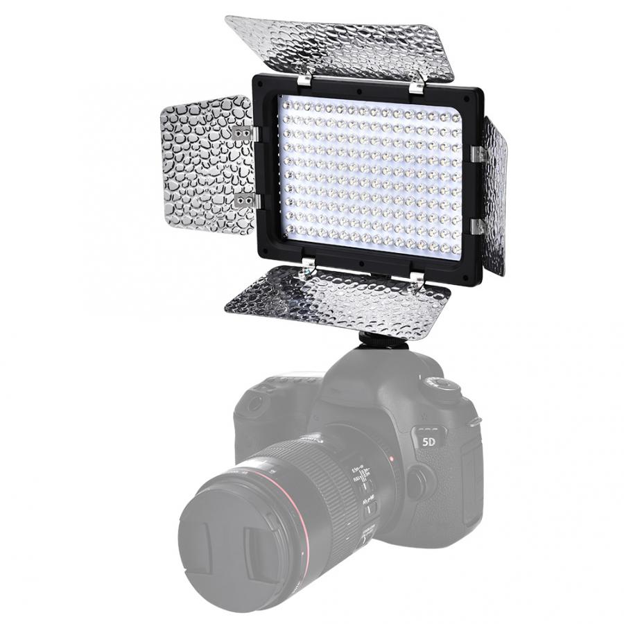 Led lumière annulaire W160 vidéo photographie lumière lampe panneau 6000K LED pour DSLR caméra DV caméscope téléphone lumière chaude